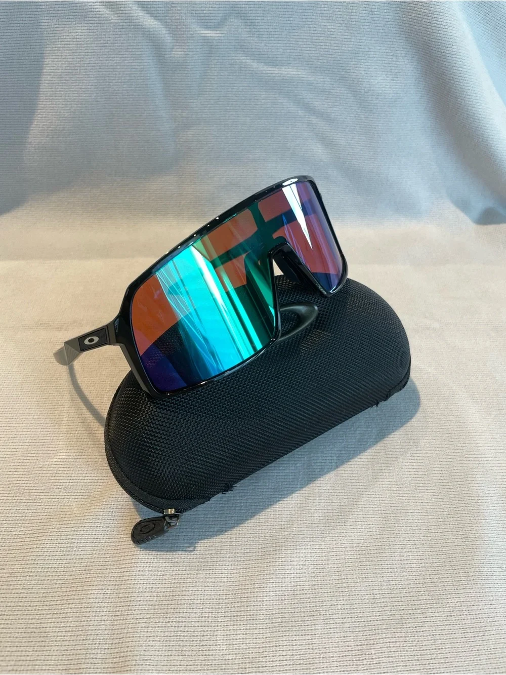 Oakley Sutro Sunglasses with Polished Black Frame and Prizm Sapphire Lenses